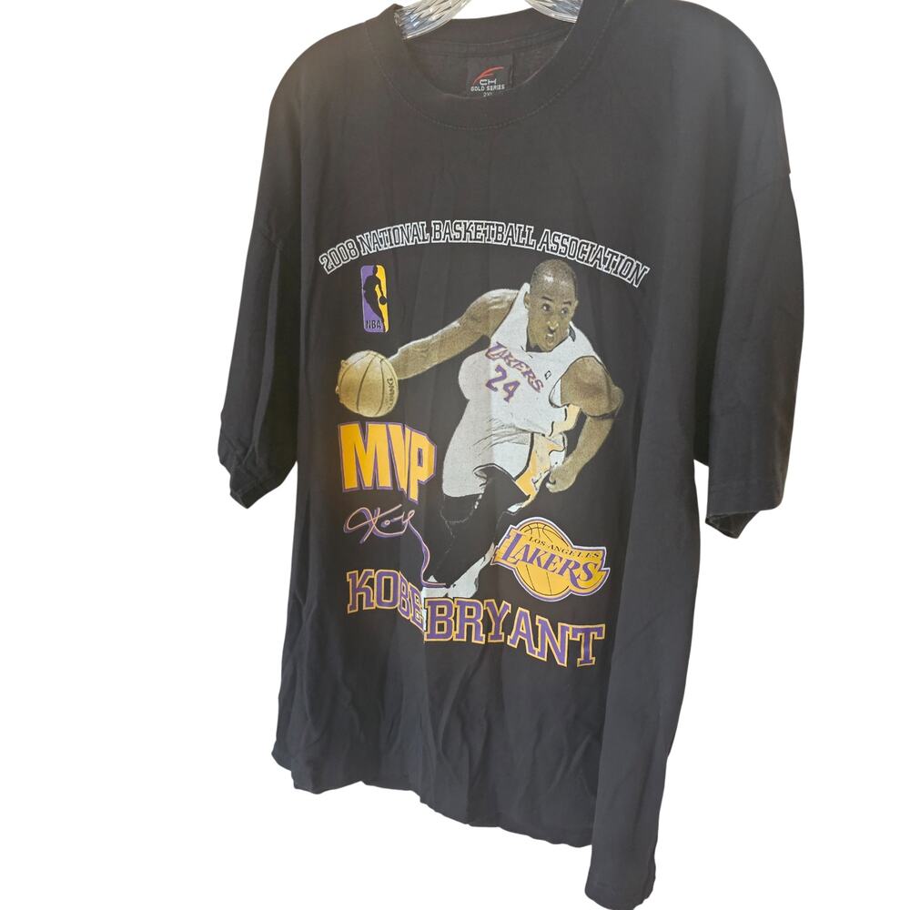Vintage Kobe Bryant 2008 MVP T-Shirt Size 2X